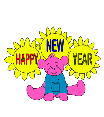 Funny New Year Coloring Pages